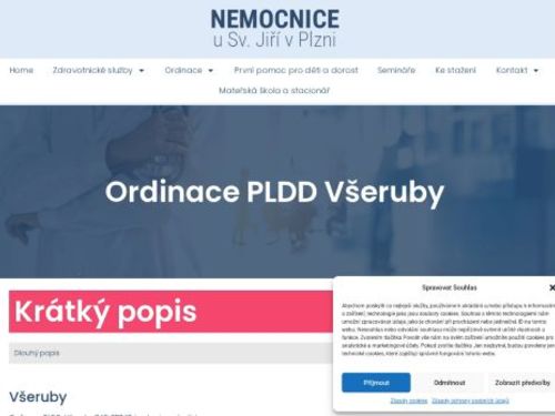 Praktický lékař pro děti a dorost - Nemocnice u Sv. Jiří - ordinace Všeruby
