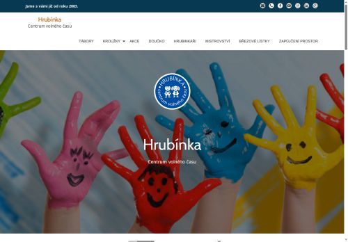 Zobrazit webové stránky Centrum volného času Hrubínka
