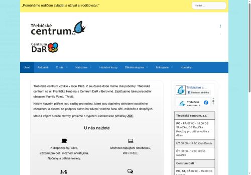 Zobrazit webové stránky Třebíčské centrum, z. s.