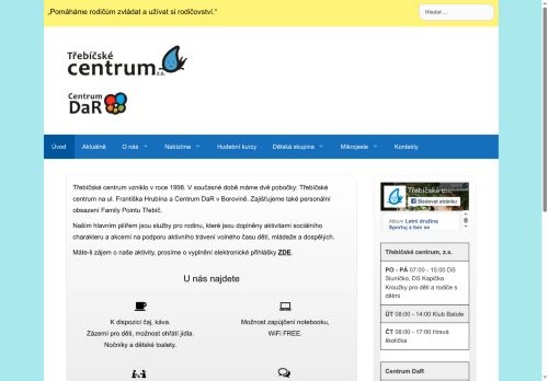 Zobrazit webové stránky Třebíčské centrum, z. s.