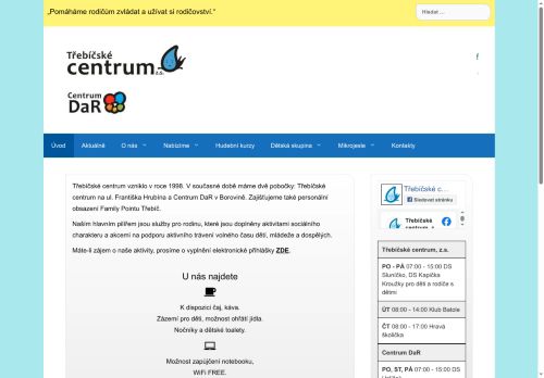 Zobrazit webové stránky Třebíčské centrum, z. s.