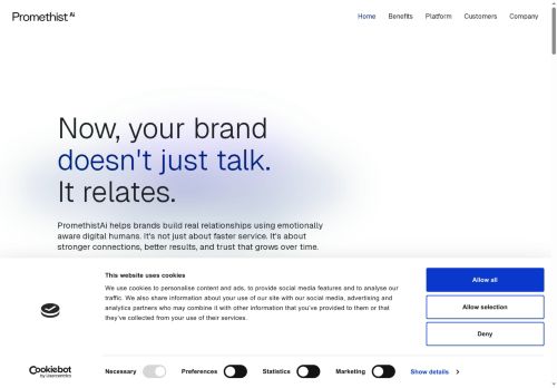 PromethistAI a.s. nabízí práci na pozici Frontend Developer v obci Praha
