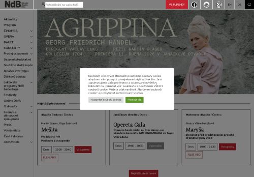 Národní divadlo Brno, příspěvková organizace nabízí práci na pozici Tanečníci baletu - m/ž v obci Brno