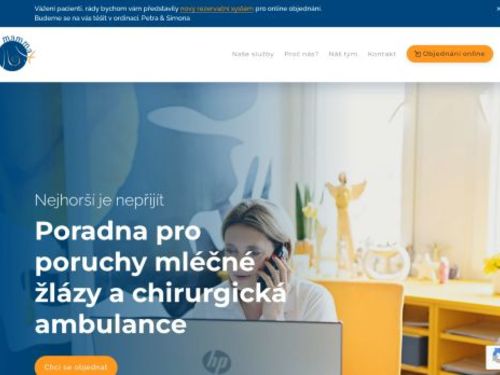 Poradna pro choroby mléčné žlázy a chirurgická ambulance Mammax - MUDr. Simona Zunová