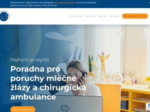 Poradna pro choroby mléčné žlázy a chirurgická ambulance Mammax - MUDr. Simona Zunová