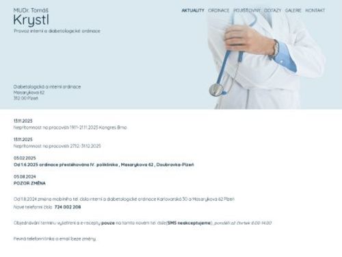 Diabetologická ambulance - MUDr. Tomáš Krystl