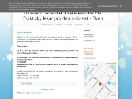 Praktický lékař pro děti a dorost - MUDr. Dana Kabzanová