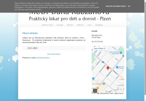 Zobrazit webové stránky Praktický lékař pro děti a dorost - MUDr. Dana Kabzanová
