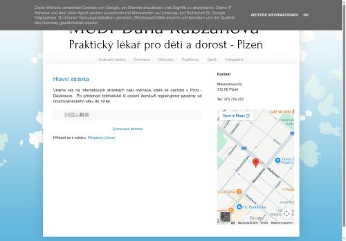 Zobrazit webové stránky Praktický lékař pro děti a dorost - MUDr. Dana Kabzanová