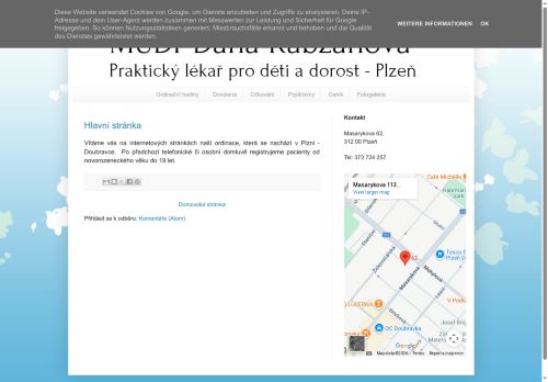 Zobrazit webové stránky Praktický lékař pro děti a dorost - MUDr. Dana Kabzanová