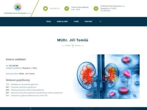 Interní ambulance - MUDr. Jiří Tomšů