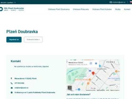 ORL Plzeň Doubravka - Poliklinika Doubravka