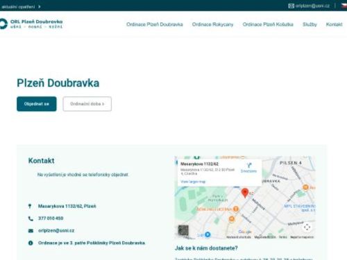 ORL Plzeň Doubravka - Poliklinika Doubravka