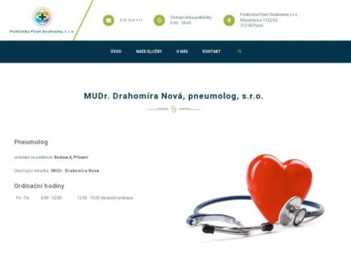 Plicní ambulance - MUDr. Drahomíra Nová