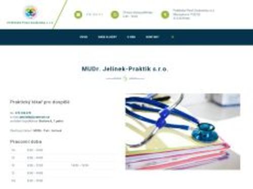 Praktický lékař pro dospělé - MUDr. Petr Jelínek