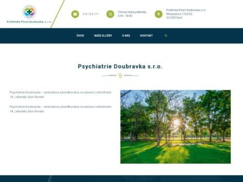Psychiatrická ambulance - MUDr. Hana Vaňková
