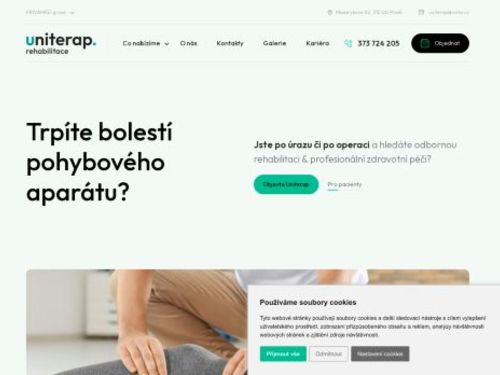 Rehabilitace, fyzioterapie Uniterap - Poliklinika Doubravka