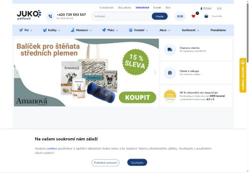 Zobrazit webové stránky JUKO petfood s.r.o.