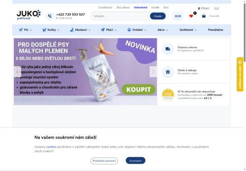 Zobrazit webové stránky JUKO petfood s.r.o.
