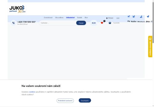 Zobrazit webové stránky JUKO petfood s.r.o.
