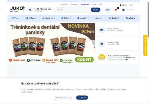 Zobrazit webové stránky JUKO petfood s.r.o.