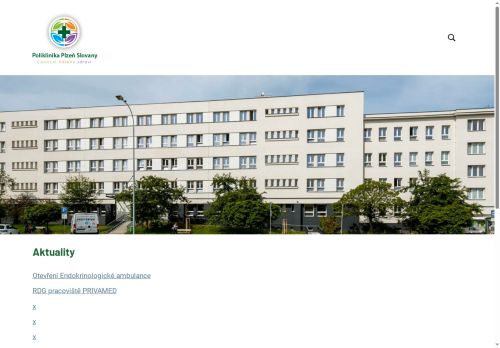 Zobrazit webové stránky Poliklinika Plzeň Slovany
