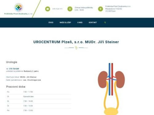 Urologická ambulance UROCENTRUM Plzeň, s.r.o. - MUDr. Jiří Steiner