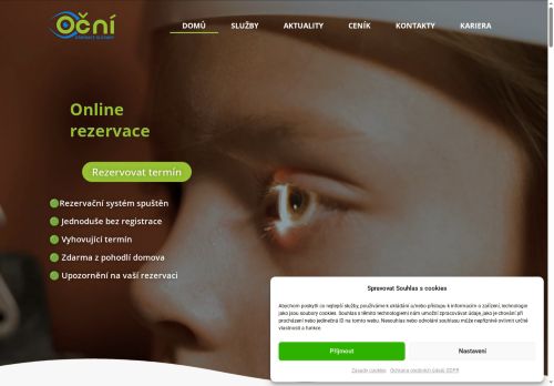 Zobrazit webové stránky Oční ordinace Slovany s.r.o. - MUDr. Ladislava Boušíová