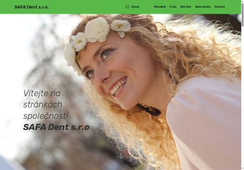 Zobrazit webové stránky Stomatologie SAFA Dent s.r.o. - MUDr. Marie Šafářová, Ph.D., MUDr. Taťána Hauerová, MDDr. Andrea Barešová