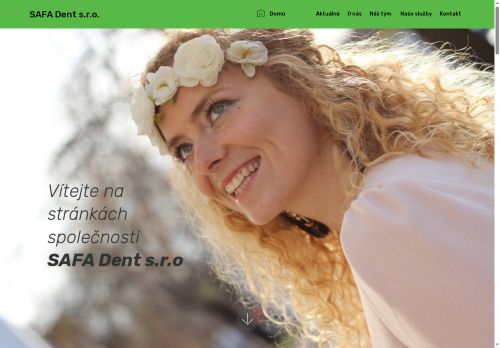 Zobrazit webové stránky Stomatologie SAFA Dent s.r.o. - MUDr. Marie Šafářová, Ph.D., MUDr. Taťána Hauerová, MDDr. Andrea Barešová