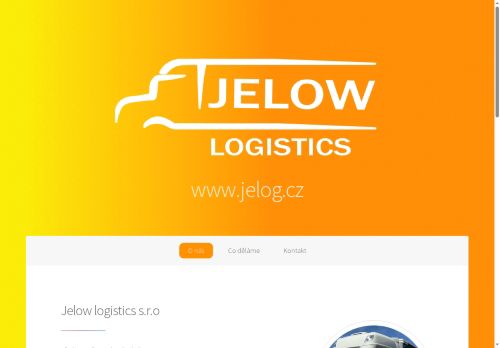 Webové stránky Jelow logistics s.r.o., Znojmo