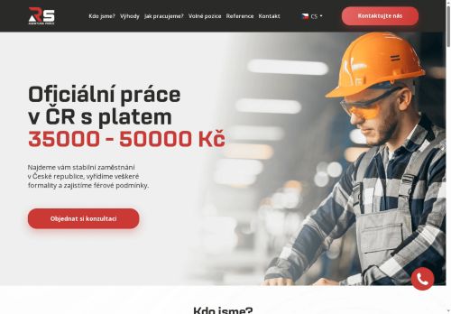 RS agentura práce s.r.o. nabízí práci na pozici svářeč/ka v obci Holýšov