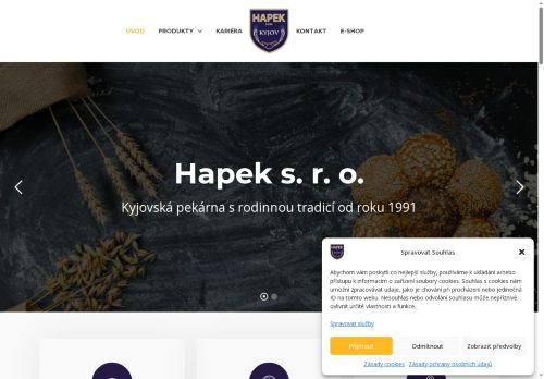 HAPEK, s.r.o. nabízí práci na pozici pomocný pekař (m/ž) v obci Kyjov