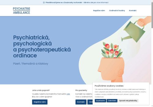 Zobrazit webové stránky Psychiatrická ambulance - MUDr. Klára Janušová, MUDr. Sandra Zichová