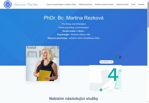 Zobrazit webové stránky Psychologická ambulance - PhDr. Bc. Martina Rezková