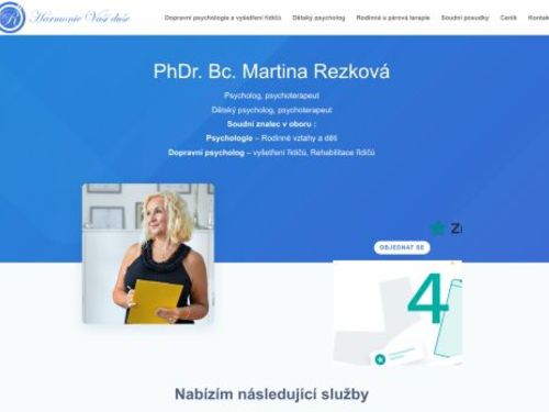 Psychologická ambulance - PhDr. Bc. Martina Rezková