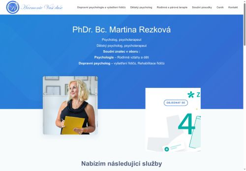 Zobrazit webové stránky Psychologická ambulance - PhDr. Bc. Martina Rezková