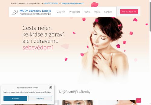 Zobrazit webové stránky Ordinace plastické a estetické chirurgie - MUDr. Miroslav Dolejš, MBA