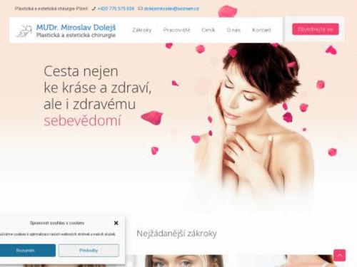 Ordinace plastické a estetické chirurgie - MUDr. Miroslav Dolejš, MBA