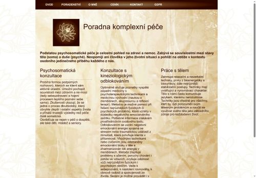 Zobrazit webové stránky Poradna komplexní péče - MUDr. Lucie Joklová