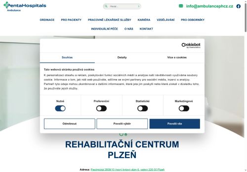 Zobrazit webové stránky Rehabilitace SeneCura - MUDr. Ludmila Sobotková