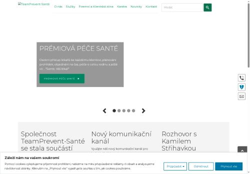 Zobrazit webové stránky Team Prevent Santé