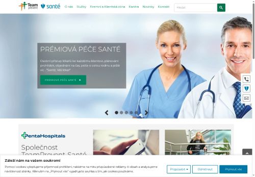 Zobrazit webové stránky Team Prevent Santé