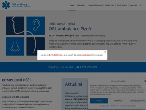 ORL - MUDr. Markéta Mrázová