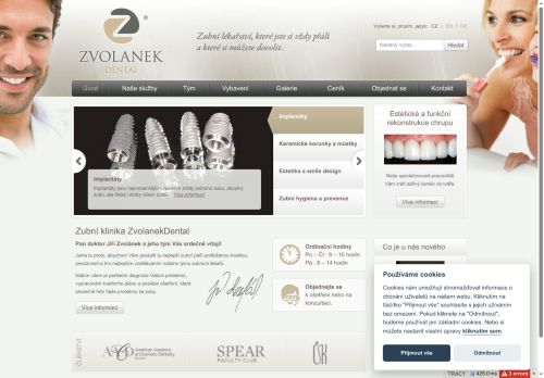 Zobrazit webové stránky Zubní ordinace ZvolanekDental s.r.o. - MUDr. Jiří Zvolánek