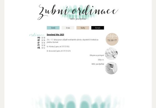 Zobrazit webové stránky Zubní ordinace - MDDr. Jana Bystřická