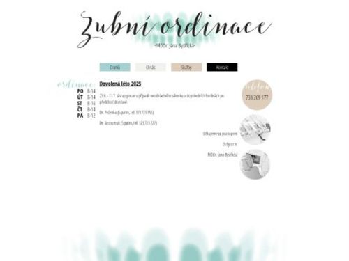 Zubní ordinace - MDDr. Jana Bystřická