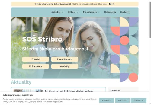 Webové stránky Střední odborná škola, Stříbro, Benešova 508, Stříbro