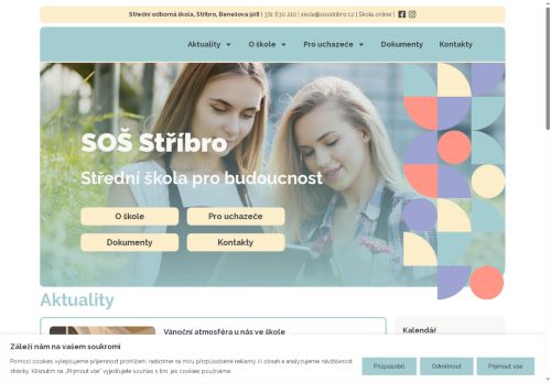 Webové stránky Střední odborná škola, Stříbro, Benešova 508, Stříbro
