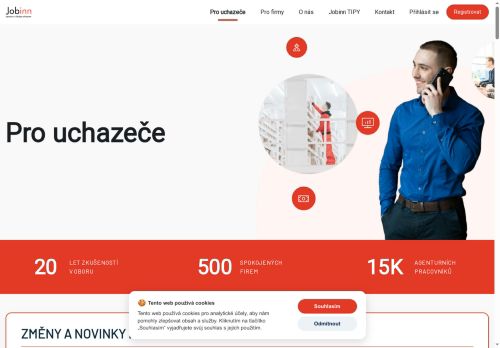 Zobrazit webové stránky Jobinn & Hostessinn - Kancelář Tišnov